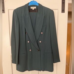 Double Breasted Green Suit by Gruppo Americano